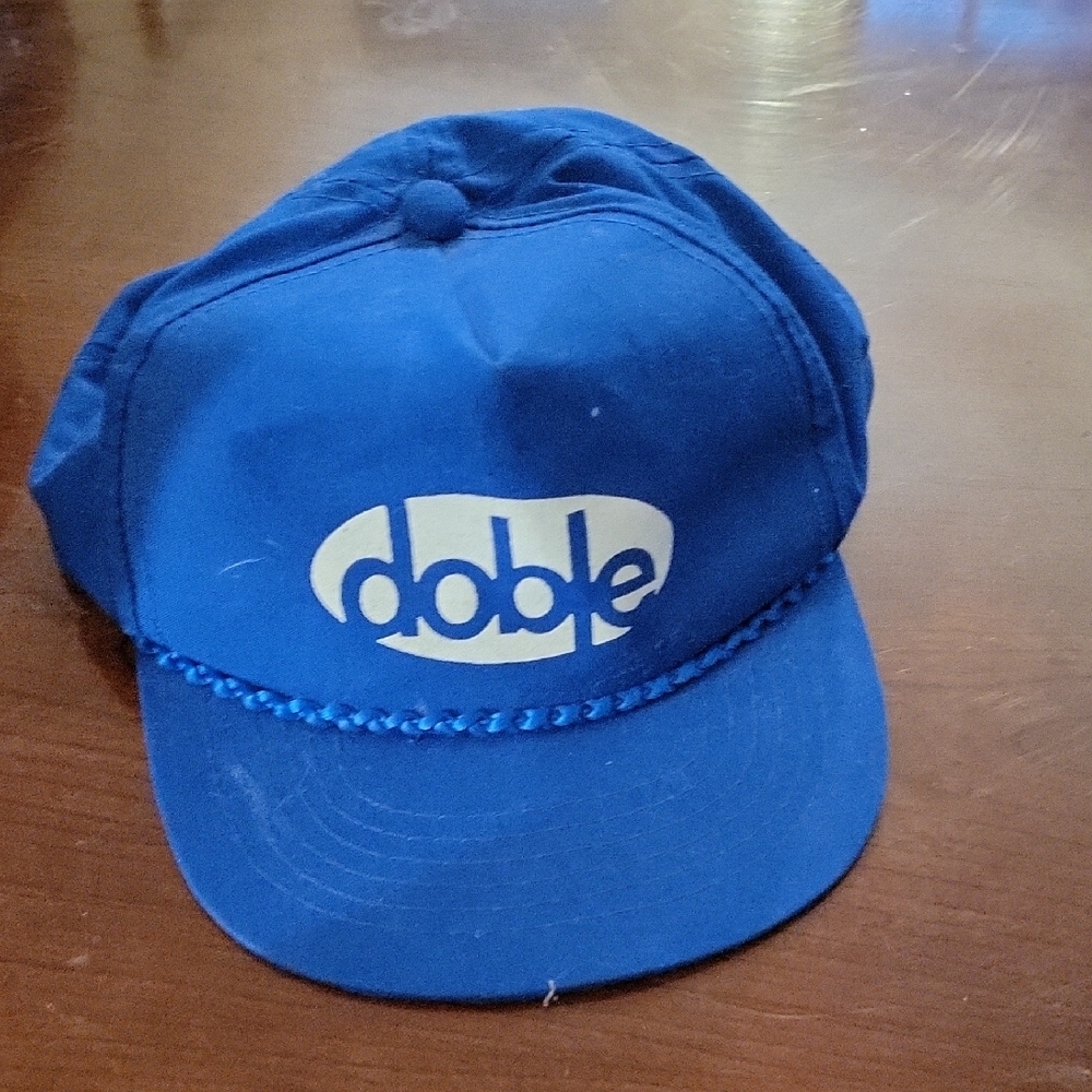 Blue Doble Logo Cap Vintage Snapback